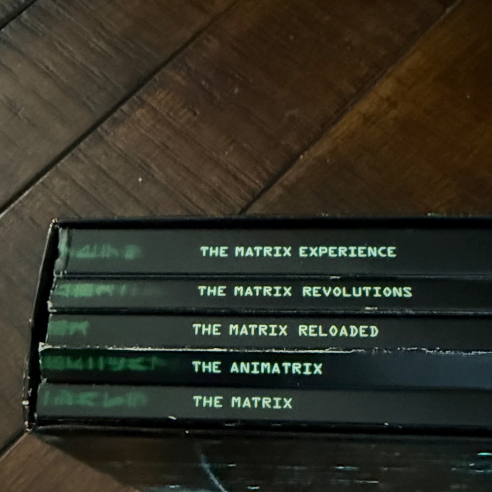 The Matrix DVD Box Set - Black with Green Text